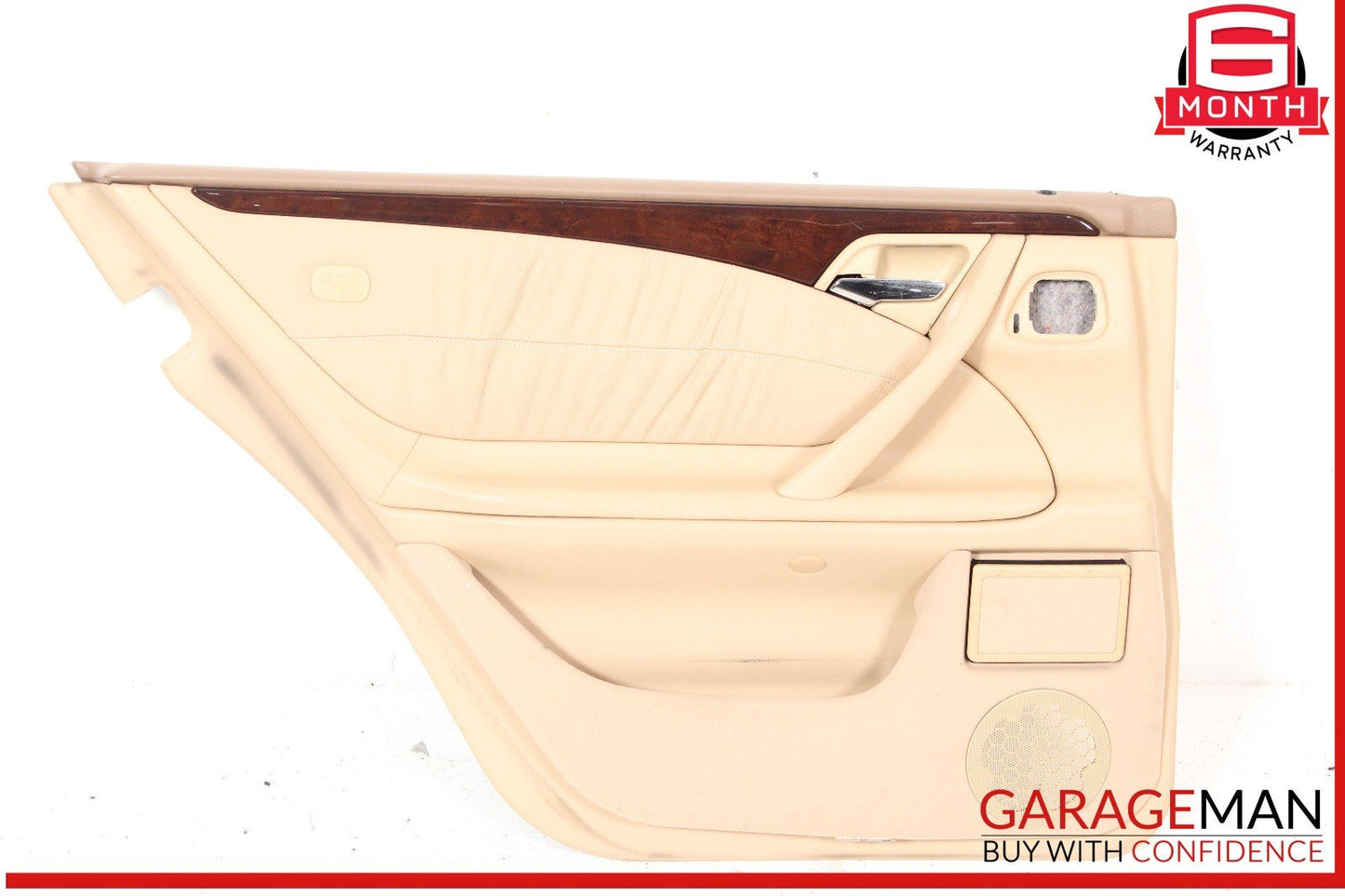 96-02 Mercedes W210 E320 Rear Left Driver Side Interior Door Panel Trim OEM