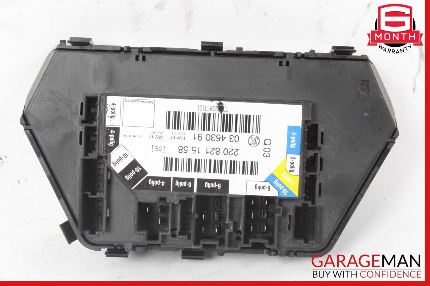 00-06 Mercedes W220 S500 S600 Rear Left Driver Side Seat Switch 2208214958 OEM