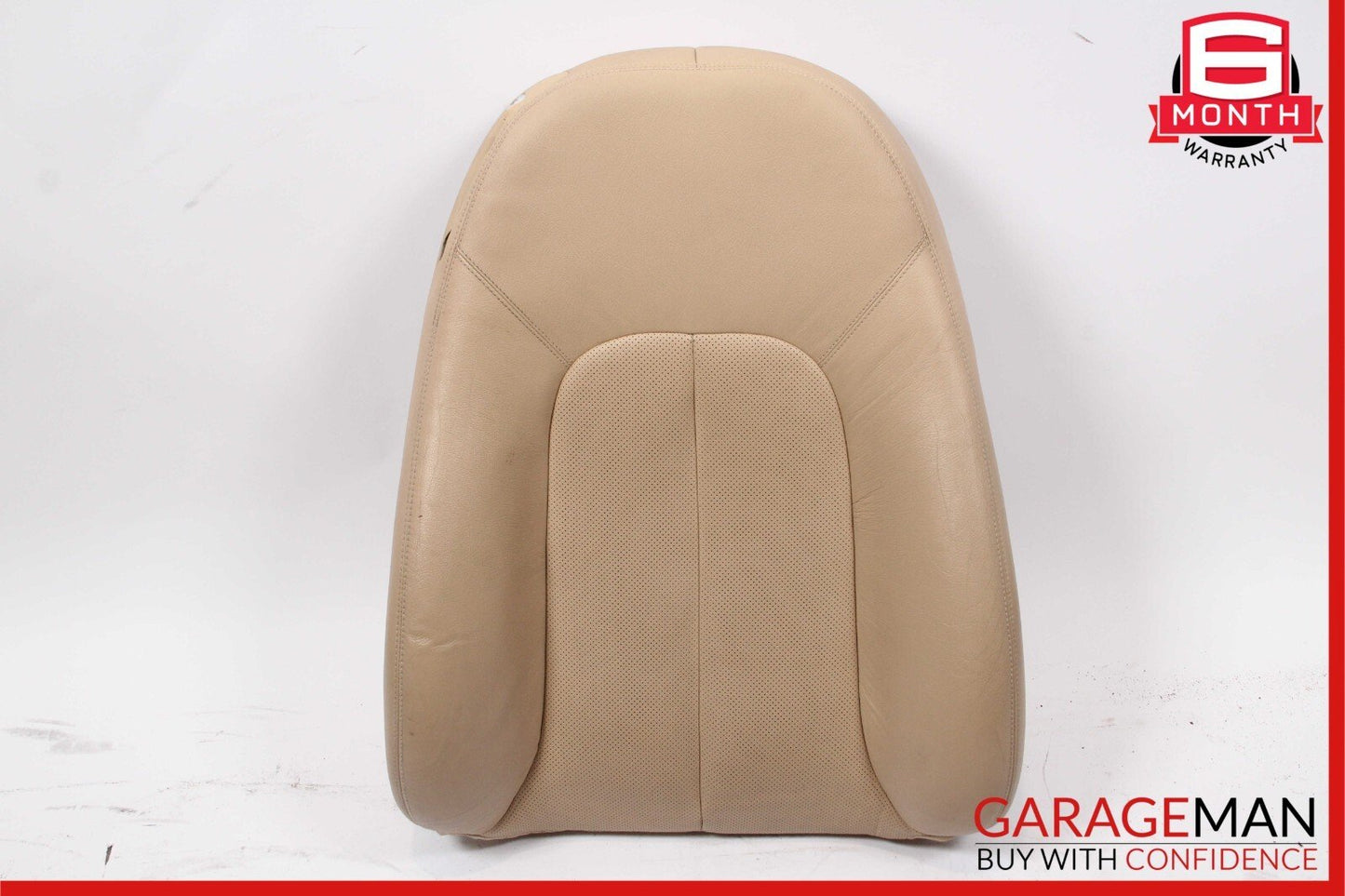 00-06 Mercedes W215 CL600 Front Right Side Top Upper Seat Cushion Cover Saffron