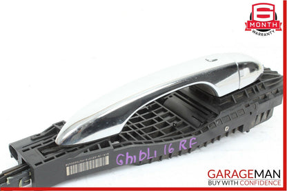 14-17 Maserati Ghibli Front Right Side Exterior Door Handle Assembly Chrome