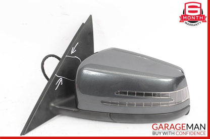 12-14 Mercedes W204 C250 Front Left Driver Side Mirror Rear View Door Flintgray