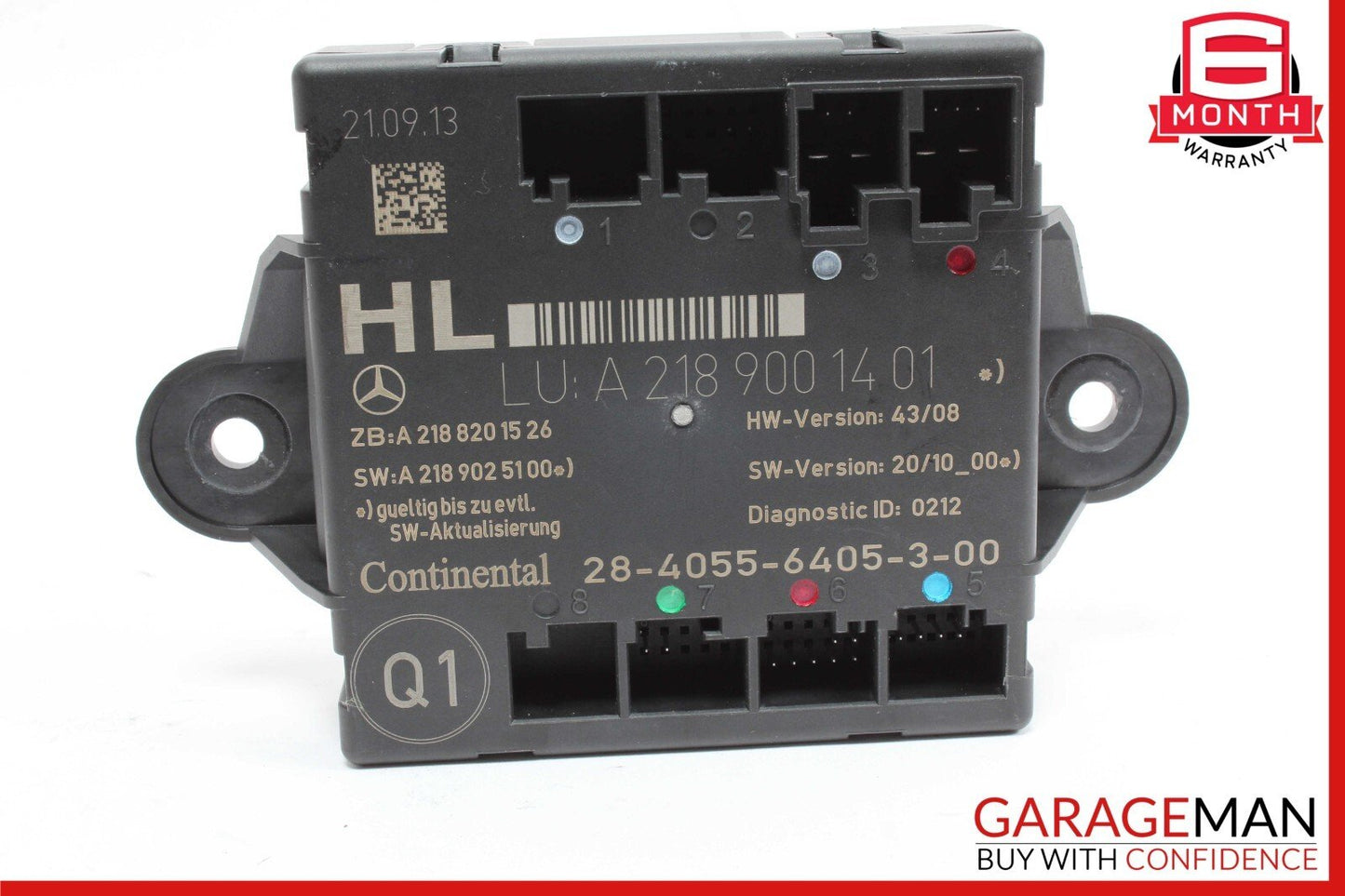 08-18 Mercedes W204 C250 E550 E350 CLS500 Rear Left Door Control Module Unit