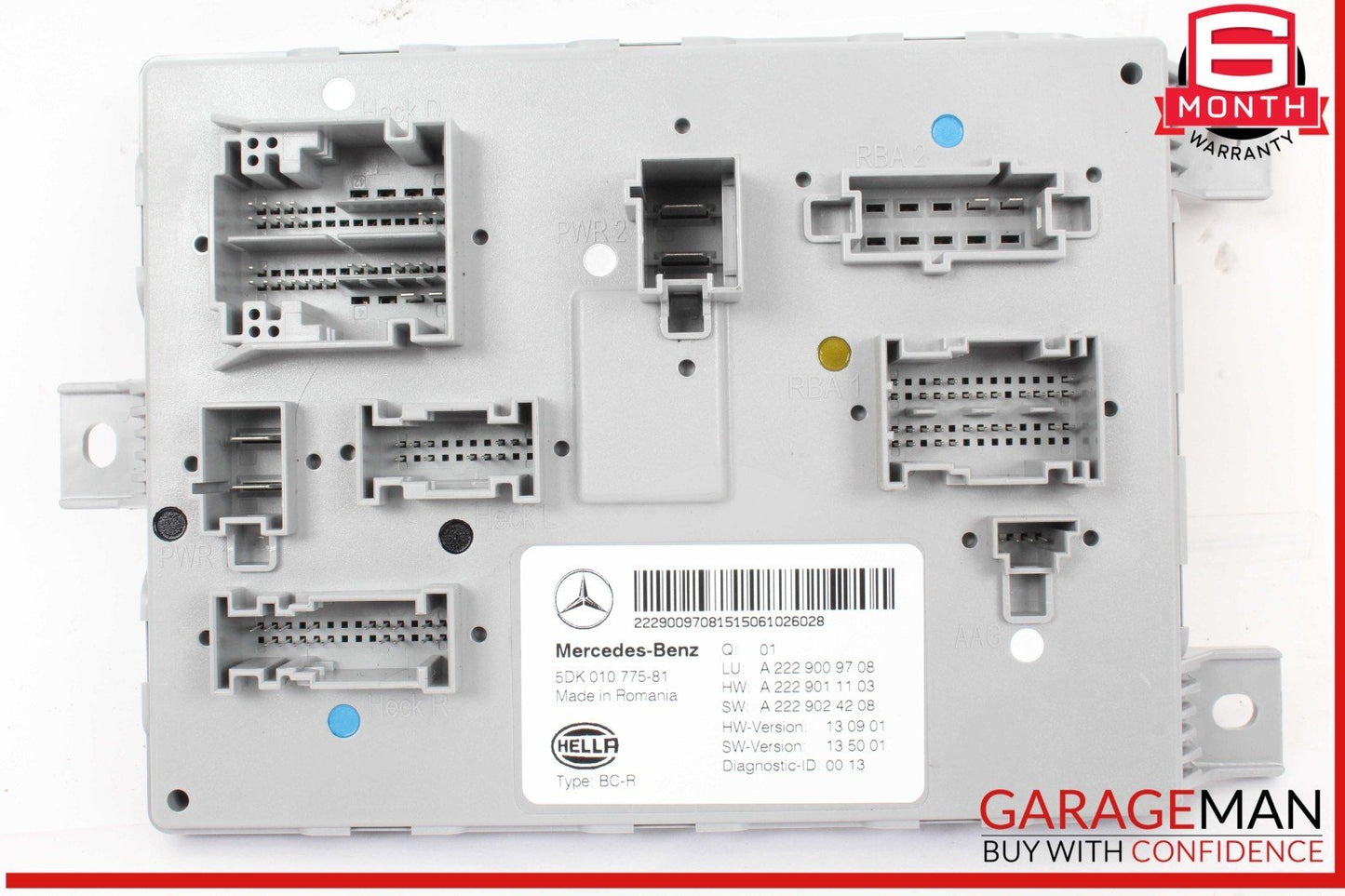 15-18 Mercedes W205 C300 C400 C350e Rear Trunk SAM Control Module Unit OEM