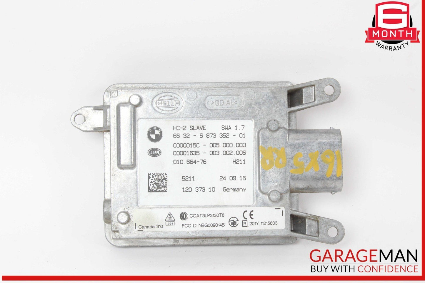 14-18 BMW X5 Lane Change Warning Control Sensor 12037310 OEM