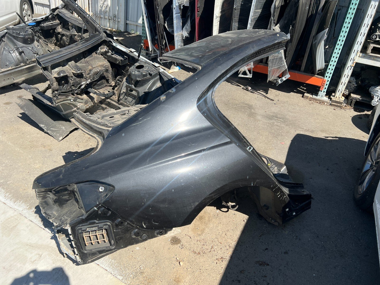 19-21 Genesis G70 Rear Right Passenger Side Exterior Body Quarter Panel Cut Assy