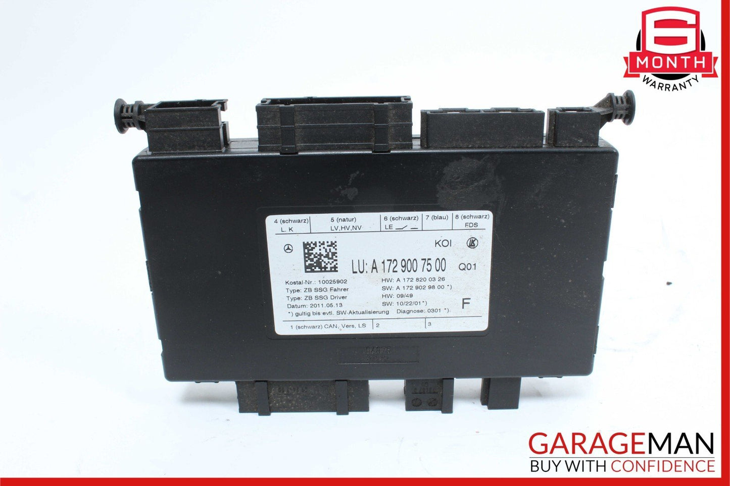 08-18 Mercedes W204 C300 C250 E550 Front Left Side Seat Control Module Unit OEM