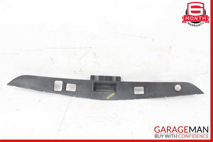 10-13 Mercedes W212 E350 E550 E63 AMG Sedan Trunk Lid Tailgate Handle Trim OEM