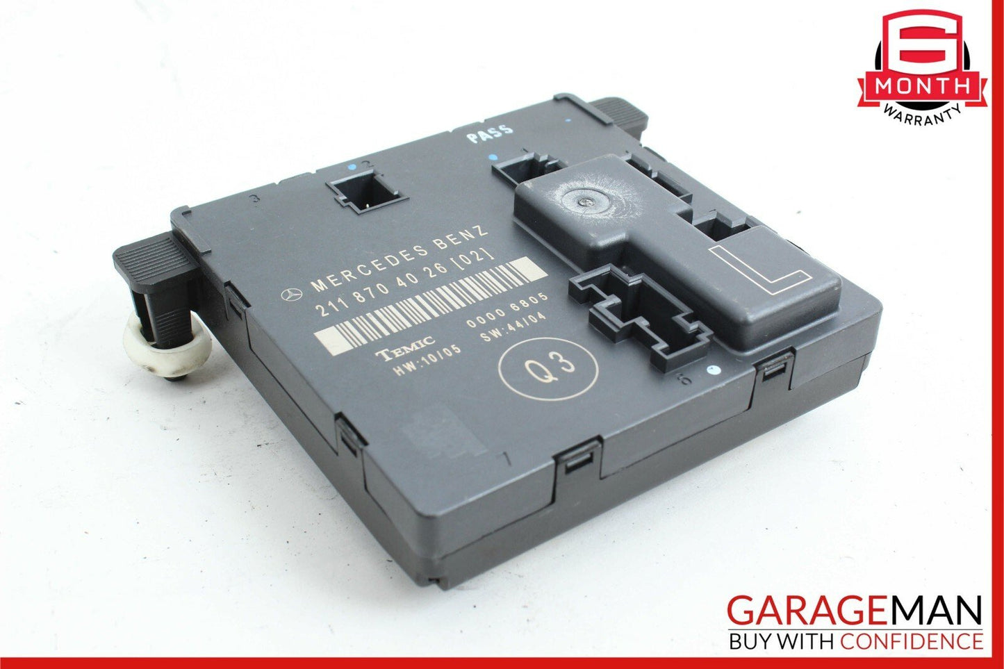 03-09 Mercedes W211 E350 E63 AMG Rear Left Driver Side Door Control Module Unit