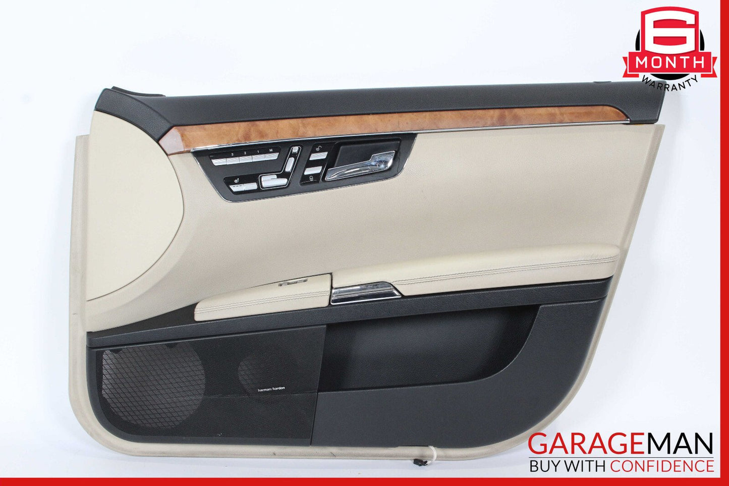 07-09 Mercedes W221 S550 Front Right Side Interior Door Trim Panel Anthracite