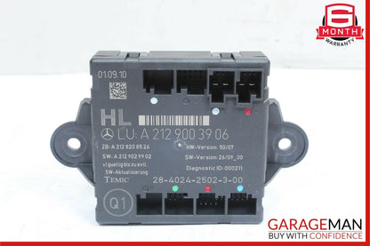 08-14 Mercedes W204 C250 C300 C63 AMG Rear Left Side Door Control Module Unit