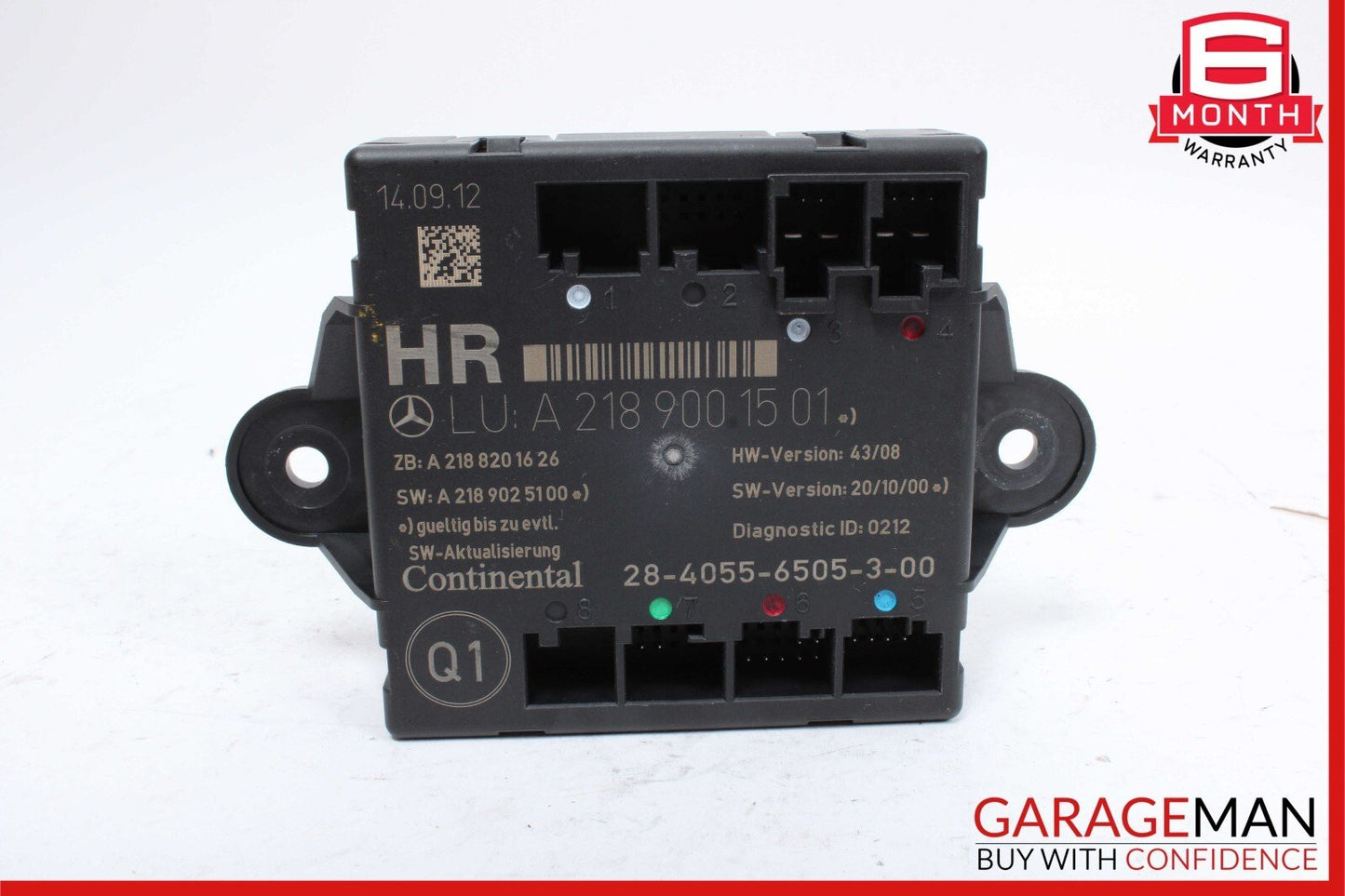 08-18 Mercedes GLK350 E550 CLS550 C300 Rear Right Side Door Control Module Unit