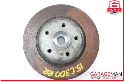 15-20 Mercedes W205 C300 C400 Rear Right Side Spindle Knuckle Hub w/ Rotor Disc