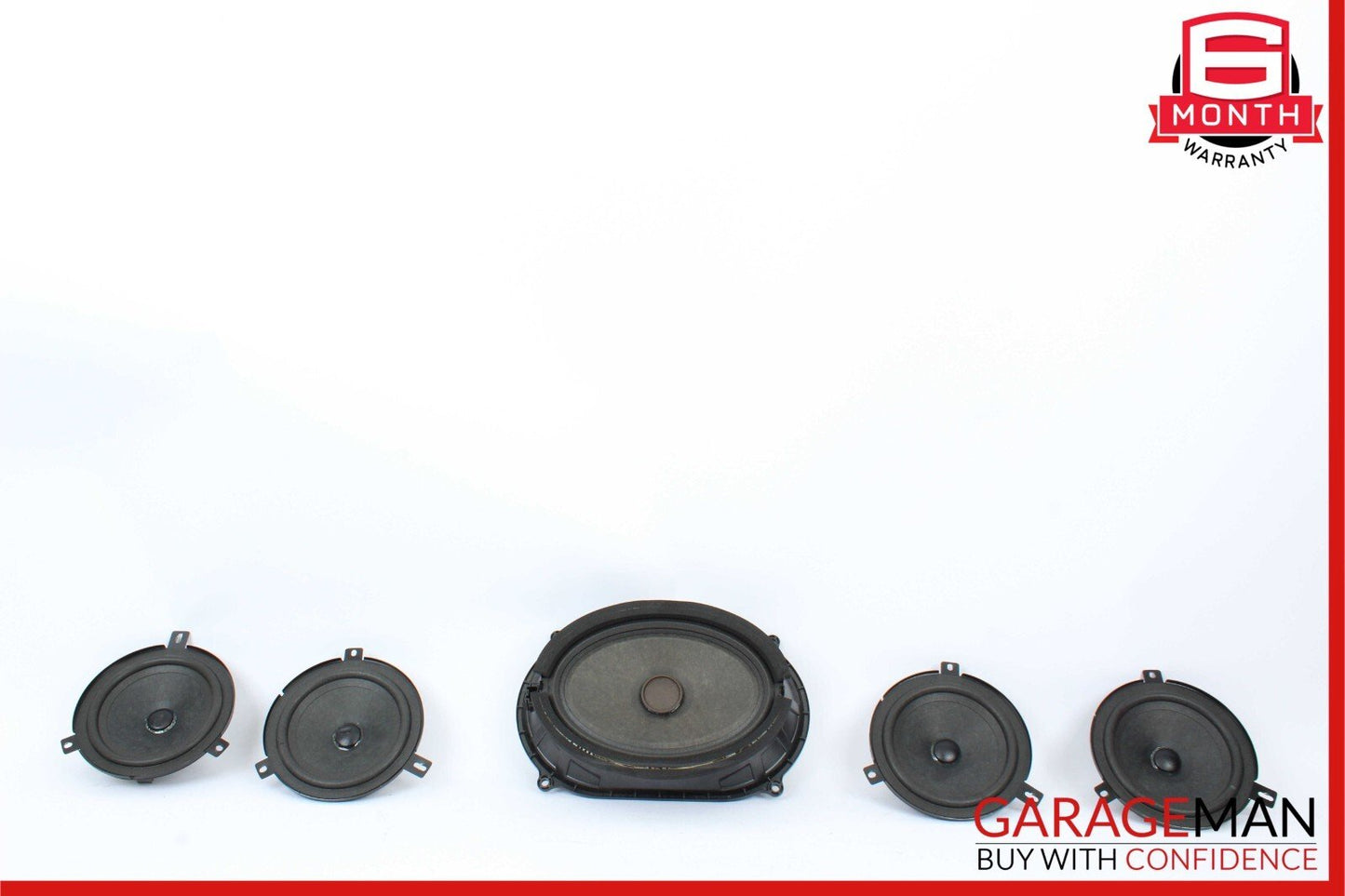14-17 Maserati Ghibli Rear Sound Audio Subwoofer w/ Speaker Set of 4 Pc OEM