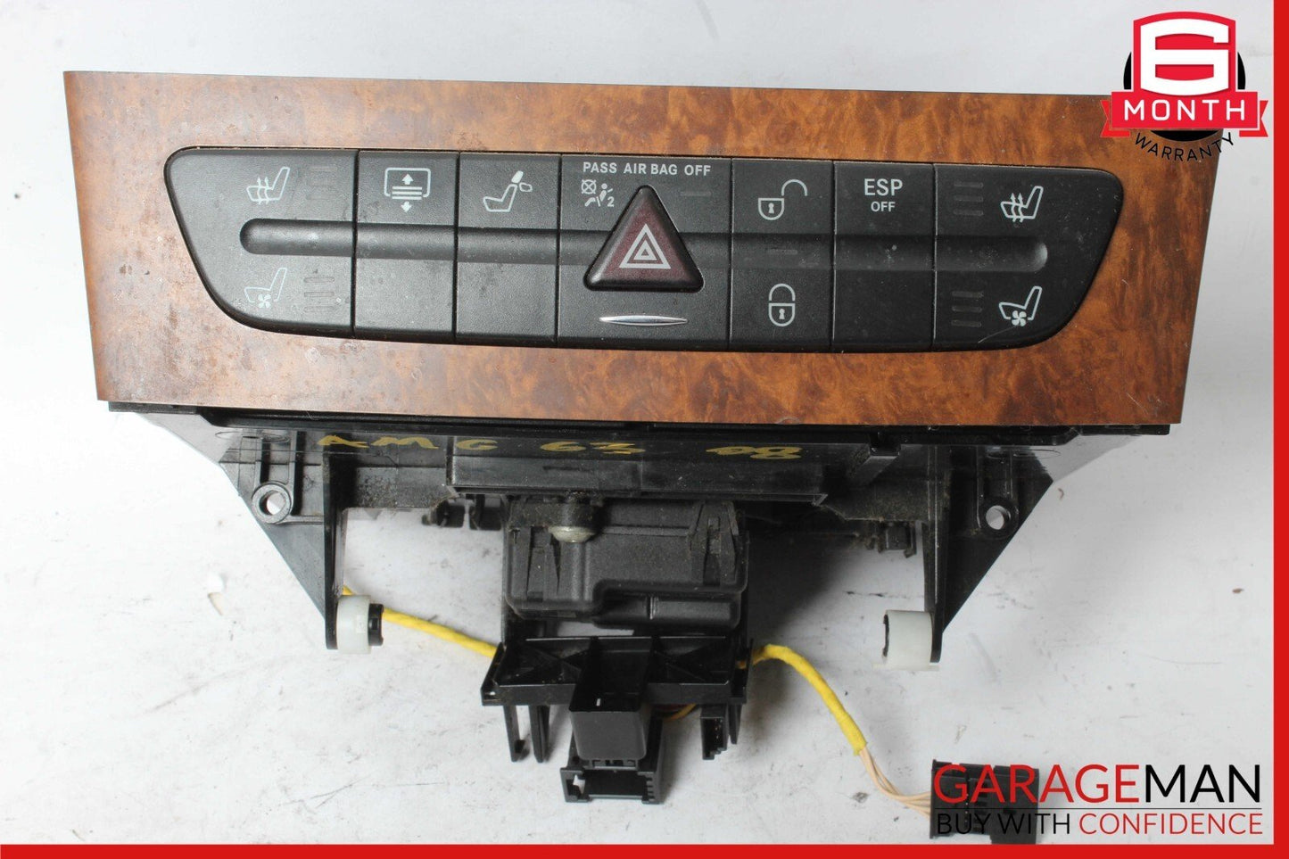 03-09 Mercedes W219 CLS63 E55 AMG Hazard Light Door Lock Control Switch Assy OEM