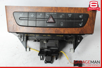 03-09 Mercedes W219 CLS63 E55 AMG Hazard Light Door Lock Control Switch Assy OEM