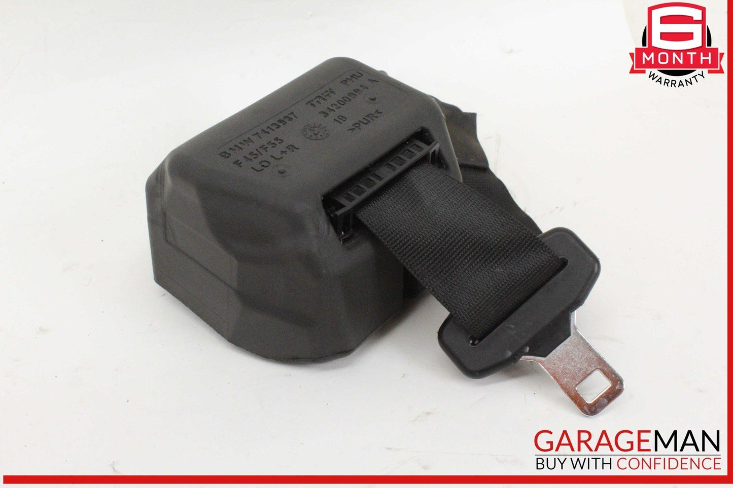 16-22 BMW X1 F48 Rear Right Passenger Side Seat Belt Retractor Black OEM