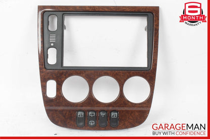 98-01 Mercedes W163 ML320 ML430 ML55 Center Console Trim Cover Panel Bezel Wood