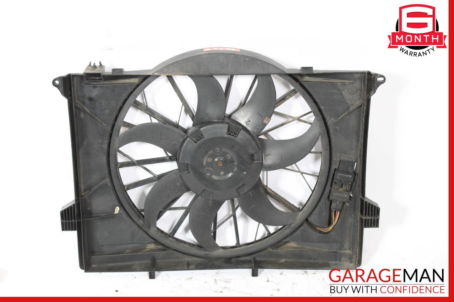 03-12 Mercedes R230 SL550 SL500 Engine Motor Cooling Radiator Fan Assembly OEM
