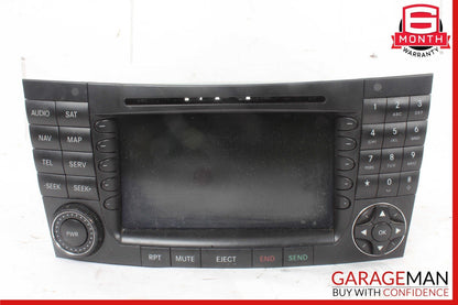 03-09 MERCEDES W211 E320 W219 CLS AM/FM RADIO NAVIGATION CD-PLAYER SCREEN OEM