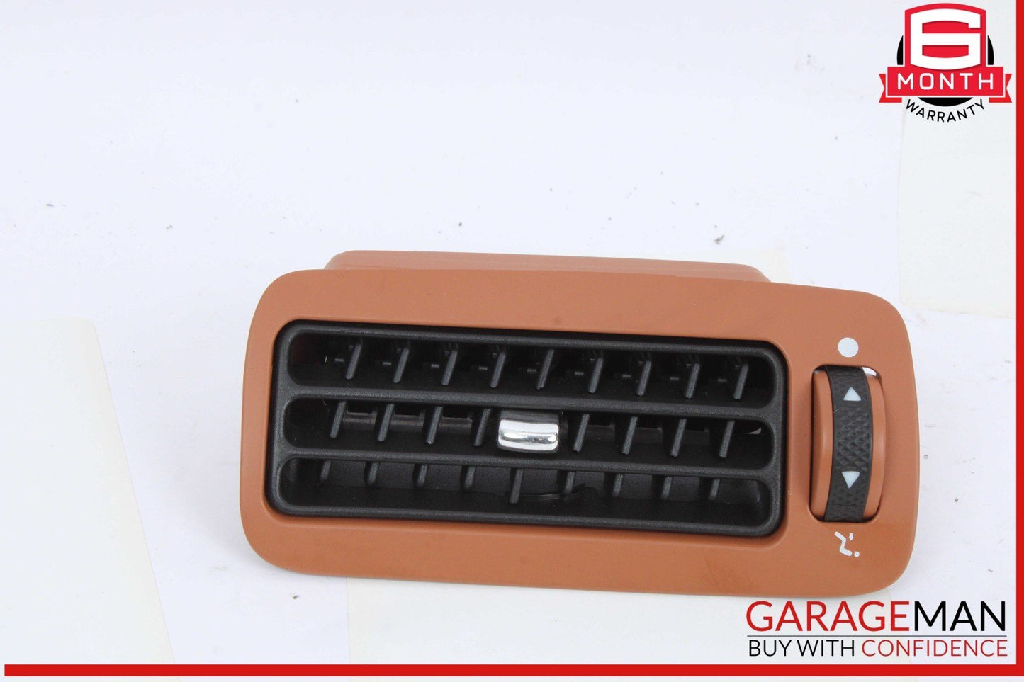 03-13 Maserati Quattroporte M139 Right Side B-Pillar AC A/C Air Vent Brown OEM