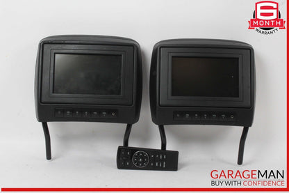 06-10 Mercedes X164 GL450 4MATIC R350 Headrest Screen Monitor Display Set OEM