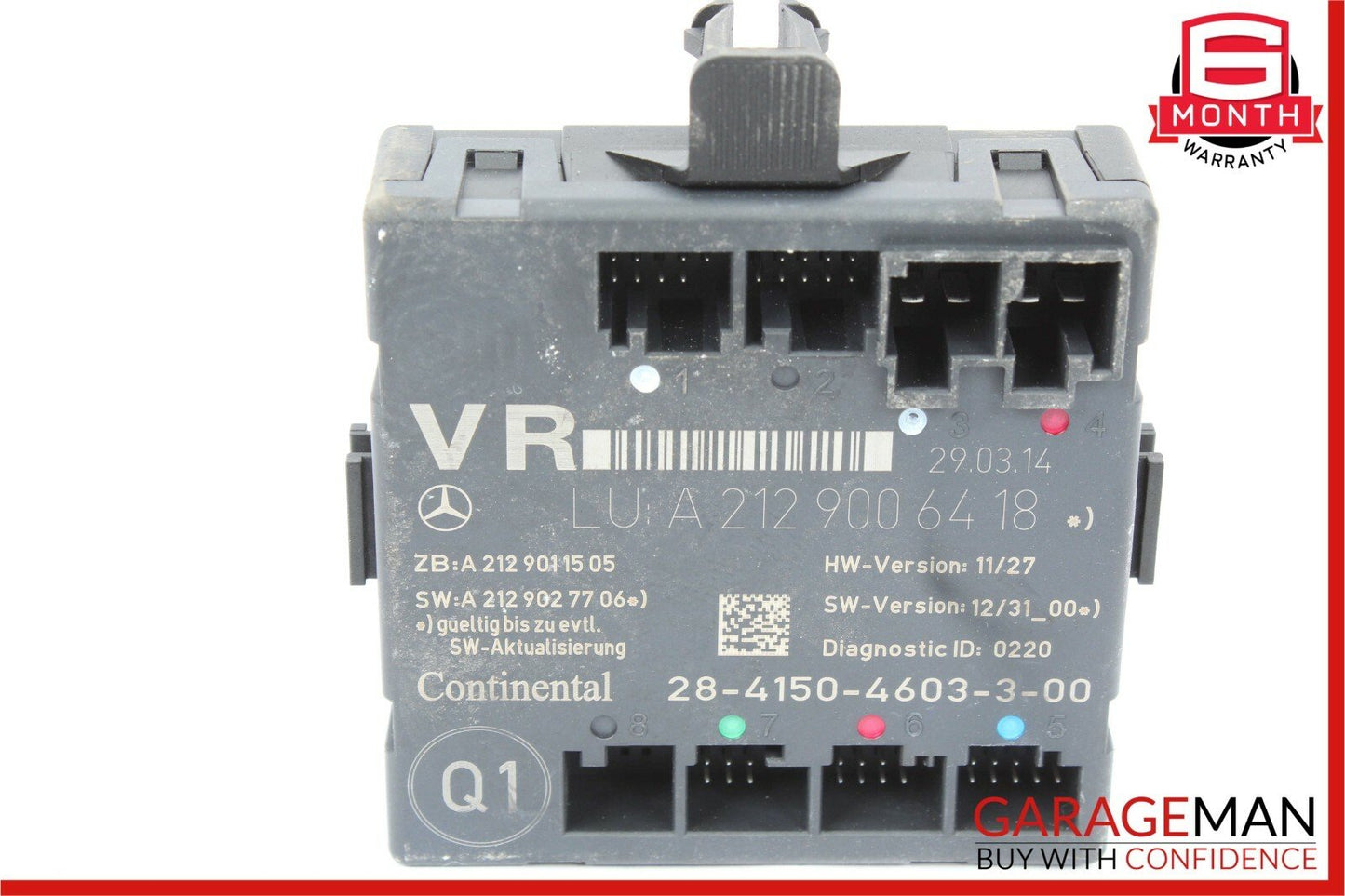 08-14 Mercedes W204 C250 C350 Front Right Door Control Module 2129006418 OEM