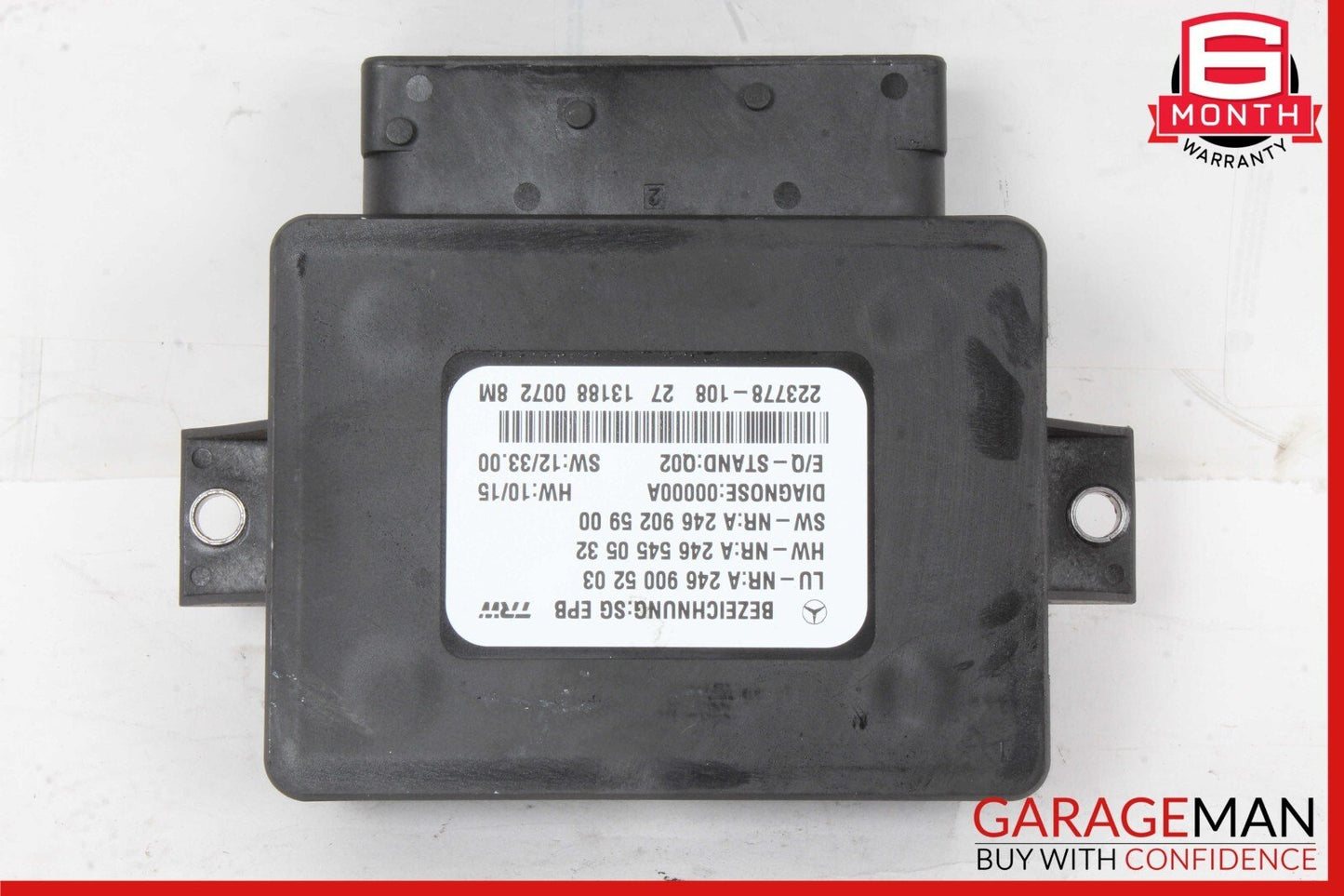 14-18 Mercedes W117 CLA250 Parking Brake Electronic Computer Control Module Unit