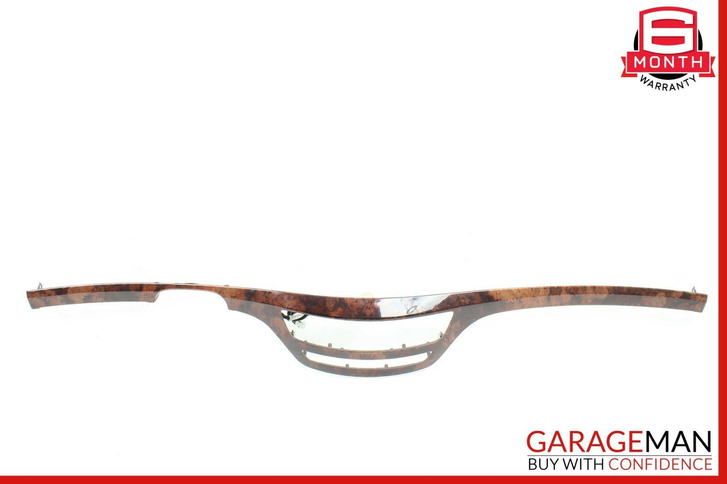07-09 Mercedes W221 S550 Front Dash Dashboard Center Trim Panel Cover Bezel Wood