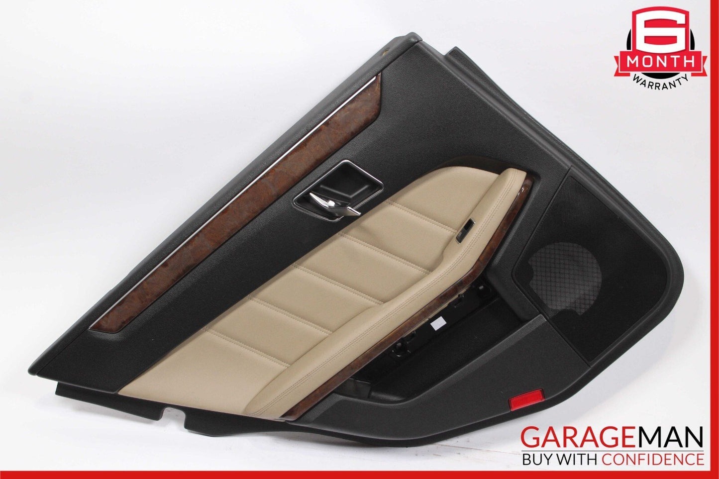 10-13 Mercedes W212 E350 E550 E400 Rear Left Interior Door Panel Assy Beige