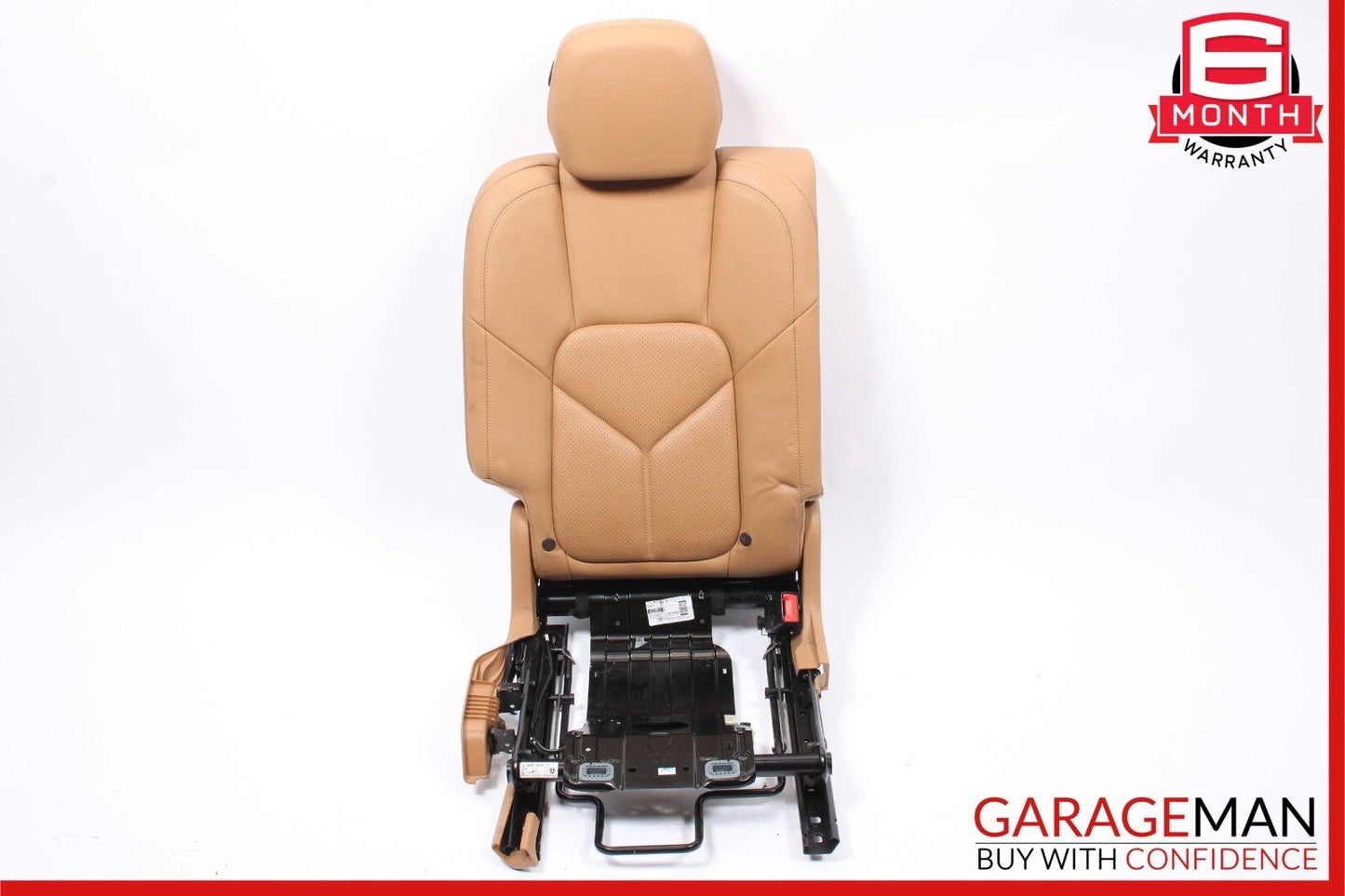 11-17 Porsche Cayenne 958 Rear Right Side Top Upper Seat Cushion Assembly Brown