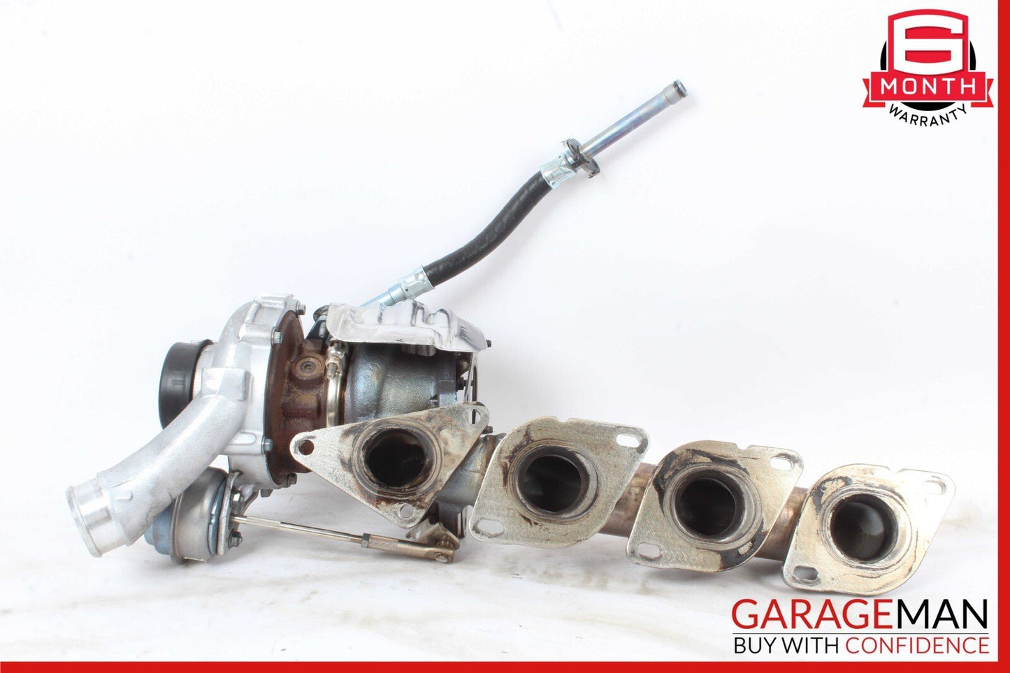 11-18 Mercedes W222 S550 CL550 Left Side Turbocharger Turbo Charger Manifold OEM