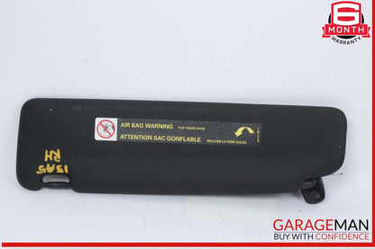 10-17 Audi A5 Front Right Passenger Side Sun Visor Sunvisor Black 8H0857552 OEM