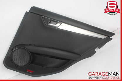 08-14 Mercedes W204 C300 Rear Right Side Interior Door Trim Panel Cover Black