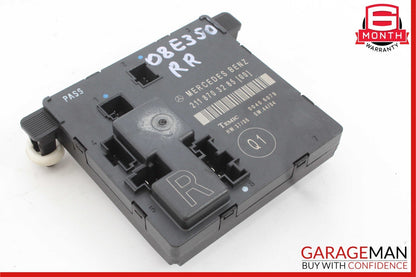 06-11 Mercedes W211 E350 Rear Right Door Control Module 2118703285 OEM