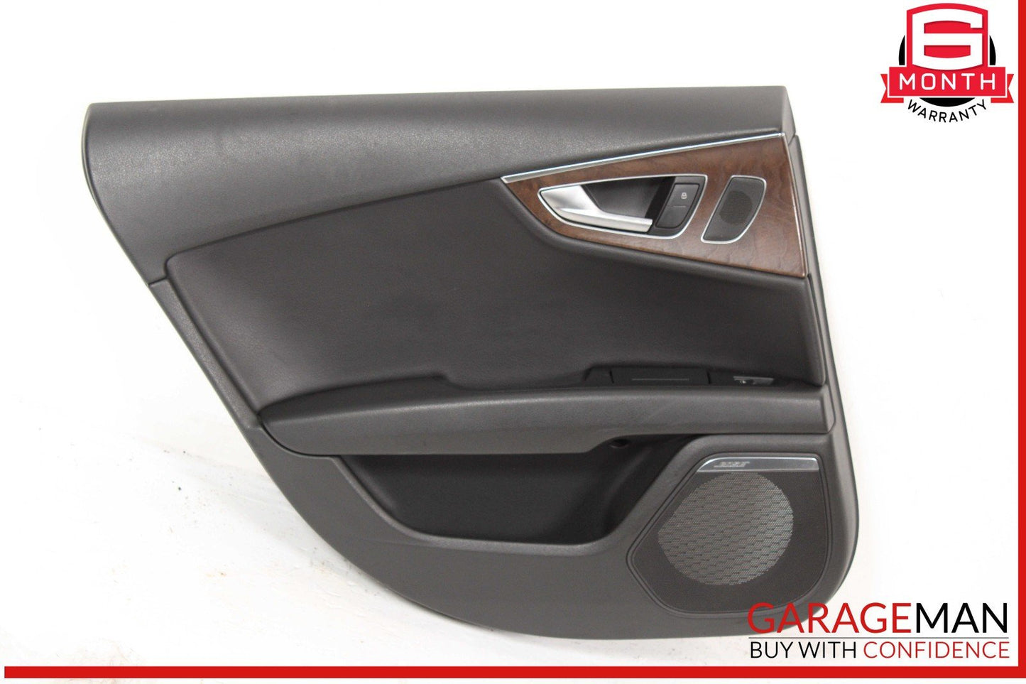 12-18 Audi A7 Rear Left Driver Side Interior Door Panel Trim Cover OEM
