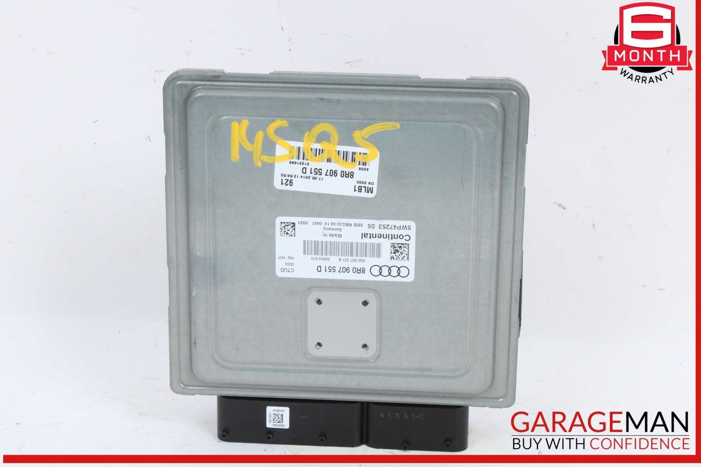14-17 Audi SQ5 Q5 Engine Computer Control Module Unit ECU ECM 8R0907551D OEM
