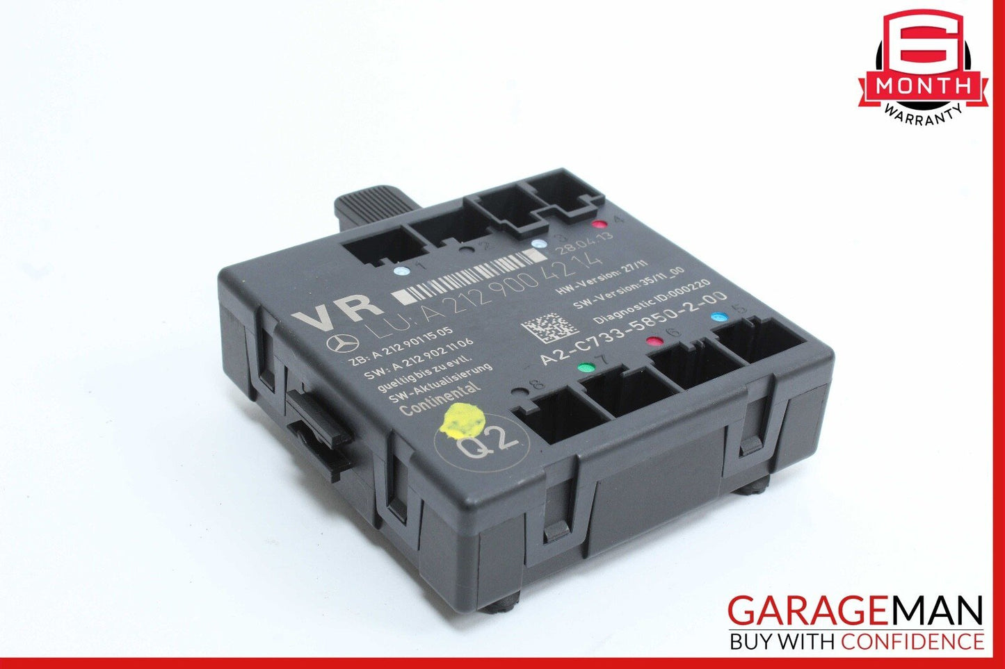 08-14 Mercedes W204 C250 Front Right Side Door Control Module OEM