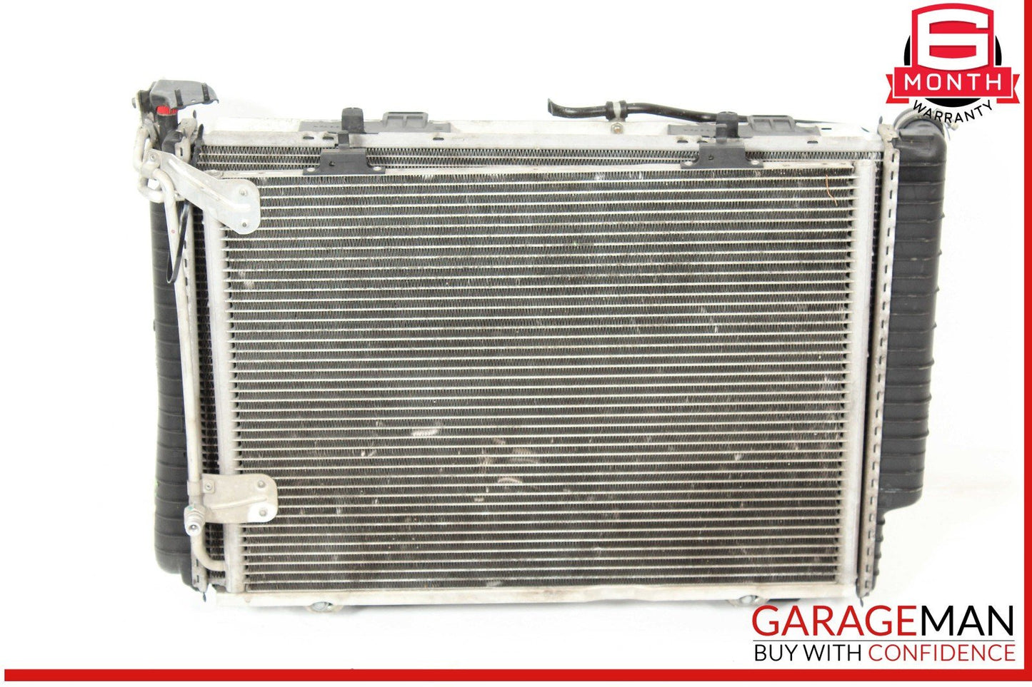 97-04 Mercedes W202 C230 Engine Cooling Radiator AC A/C Condenser OEM