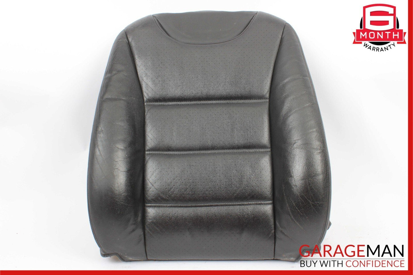 03-10 Porsche Cayenne 955 957 Front Left Top Upper Seat Cushion Black Leather