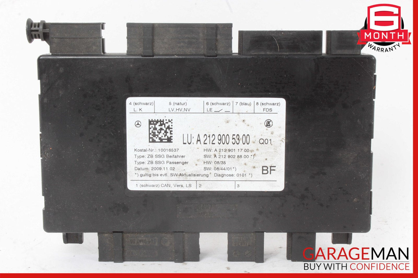 08-18 Mercedes E350 C250 SLK250 Front Left Driver Side Seat Control Module Unit