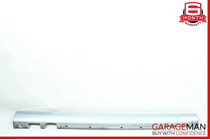 06-09 Mercedes W209 CLK350 CLK550 Right Rocker Molding Side Skirt Silver OEM