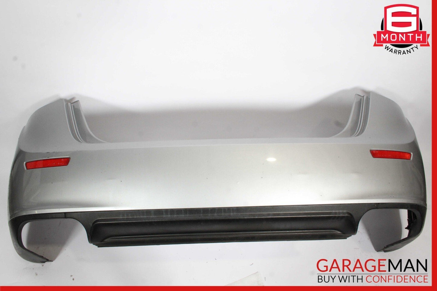 14-17 Maserati Ghibli M157 Rear Bumper Cover Panel Silver OEM