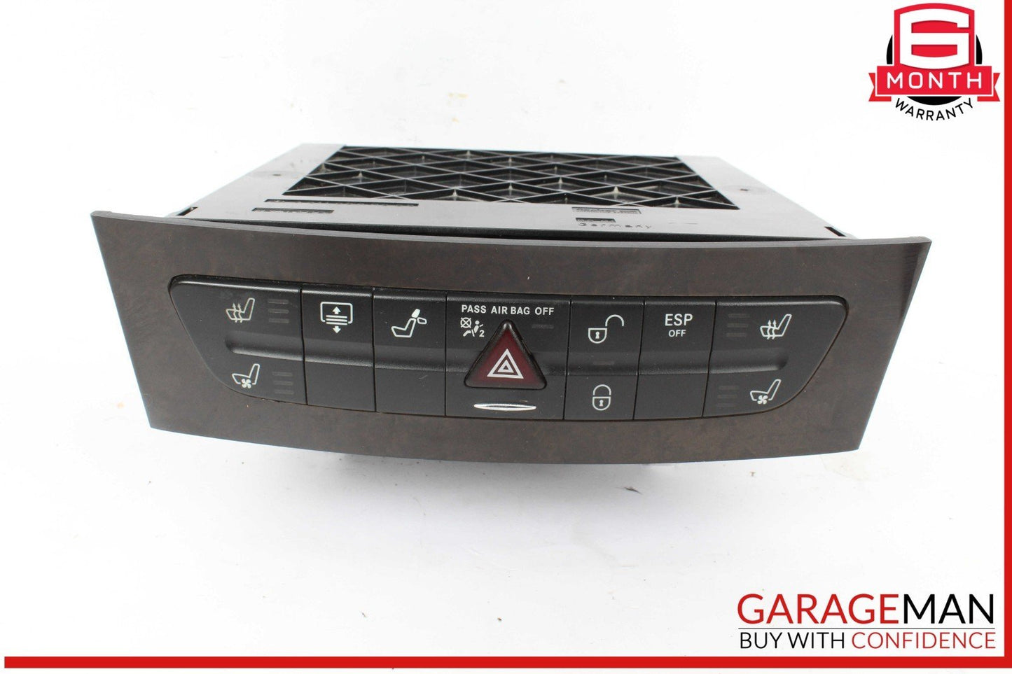 03-09 Mercedes W219 CLS500 E500 Hazard Switch Control Panel 2116800552 OEM