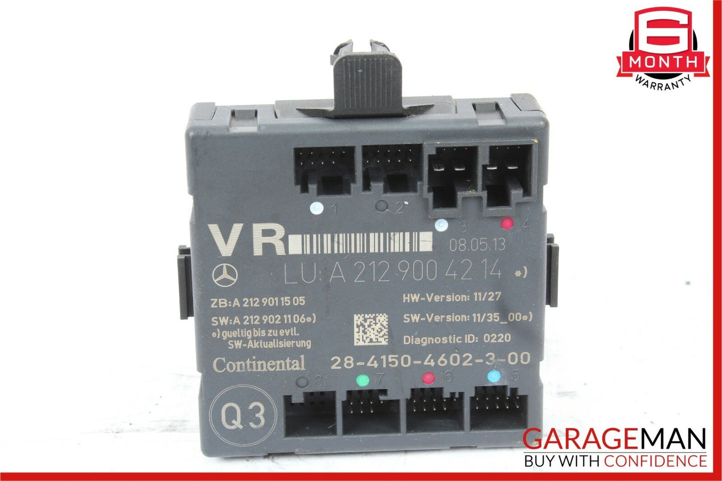 08-14 Mercedes W204 C300 C350 Front Right Side Door Control Module 2129004214
