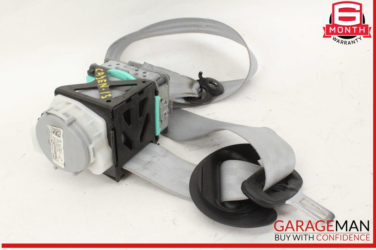 11-14 Porsche Cayenne 958 AWD Rear Left Driver Side Seat Belt 306709799 OEM