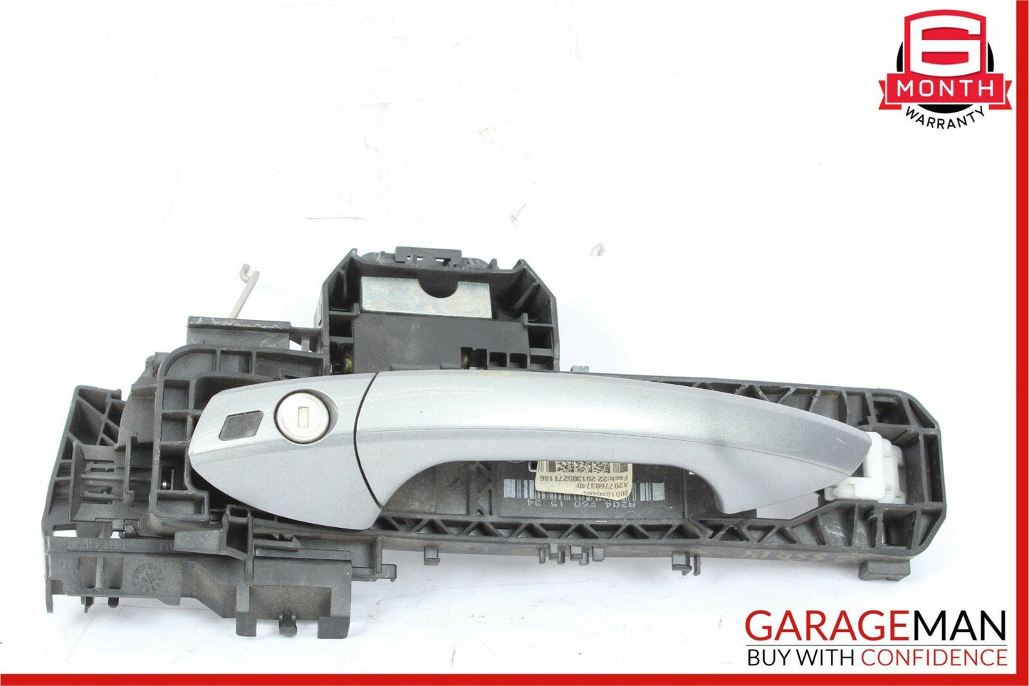 10-13 Mercedes W212 E350 Front Left Side Exterior Door Handle Assembly Silver