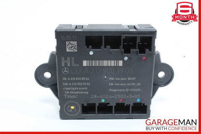08-18 Mercedes C350 GLK350 E350 CLS550 Rear Left Side Door Control Module Unit