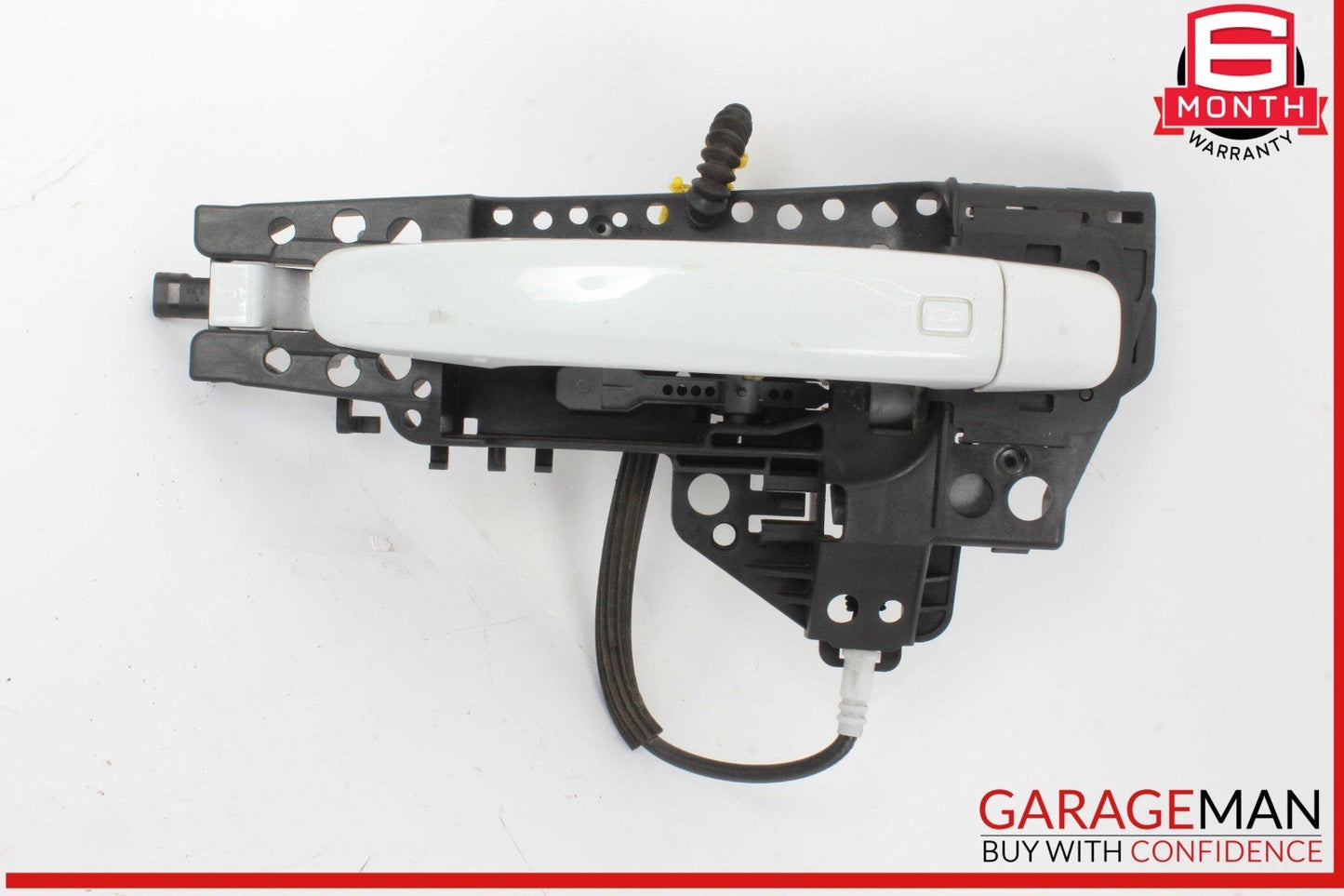 08-18 Audi A4 S4 Q5 A5 Rear Left Driver Side Exterior Door Handle White OEM