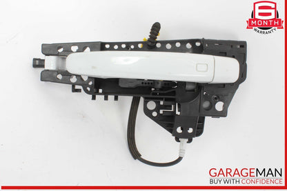 08-18 Audi A4 S4 Q5 A5 Rear Left Driver Side Exterior Door Handle White OEM