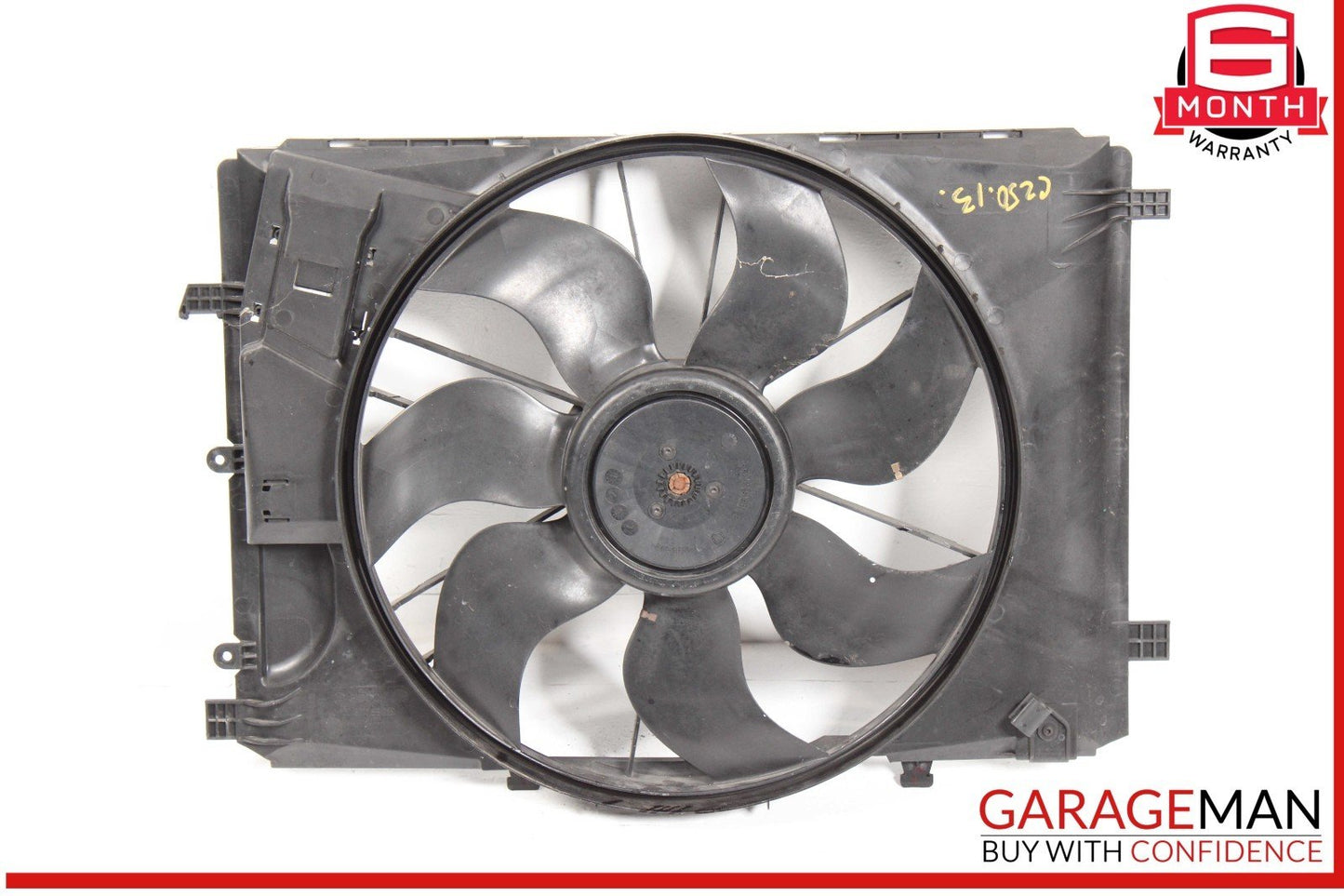 08-20 Mercedes W204 C250 E350 Engine Radiator Cooling Fan Motor Assembly OEM